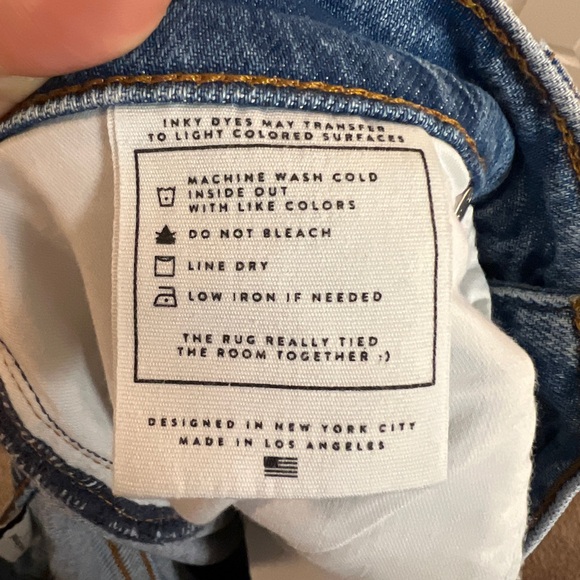 AYR The LaLa Distressed Straight Blue Jeans - Women’s 32 - Picture 5 of 6